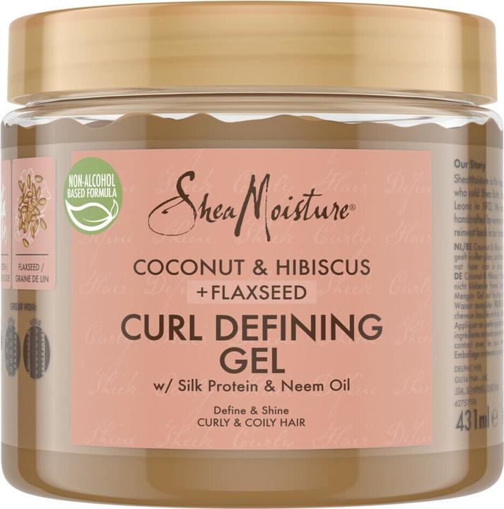 Immagine prodotto Shea Moisture SheaMoisture Coconut & Hibiscus Defining Styling Gel 431ml (Gel per capelli, 431 ml)