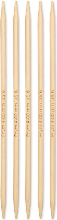 Prym Aghi per maglieria BAMBOO 4.00 mm, 15 cm