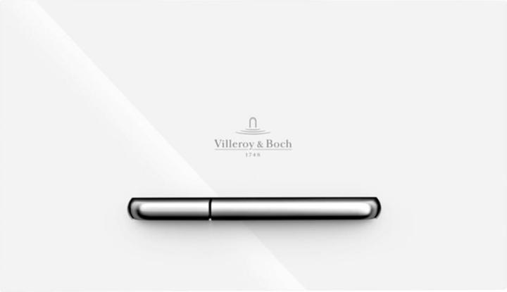 Actual product image Villeroy & Boch V&B actuator plate ViConnect E300 253x145x20mm white