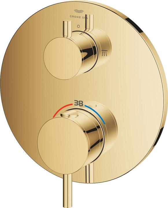 Produktbild Grohe Thermostat-Brausebatterie ATRIO FMS z 35604 2-W-Umst. cool sunrise