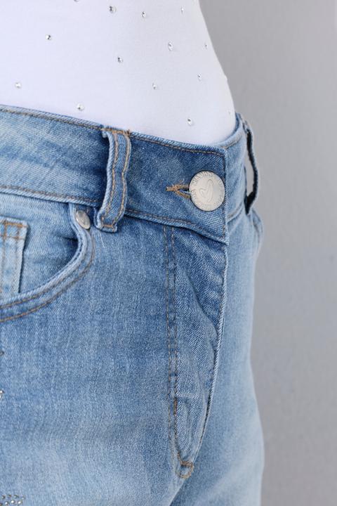 Produktbild Miamoda Jeans-Shorts, Wide Legs, Glitzersteinchen (58)