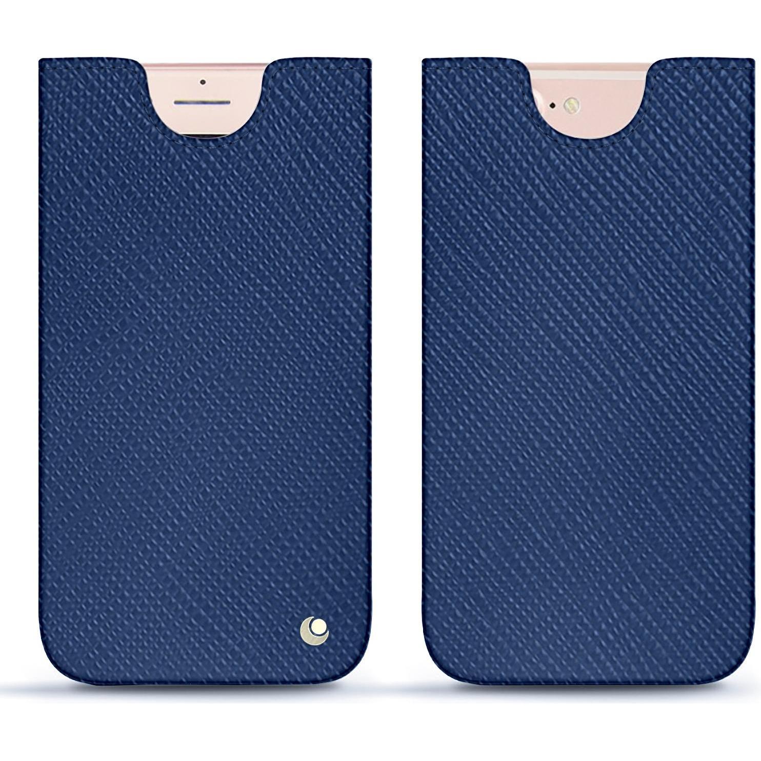 Noreve Lederschutzhülle (Apple iPhone 7 Plus), Smartphone Hülle, Blau