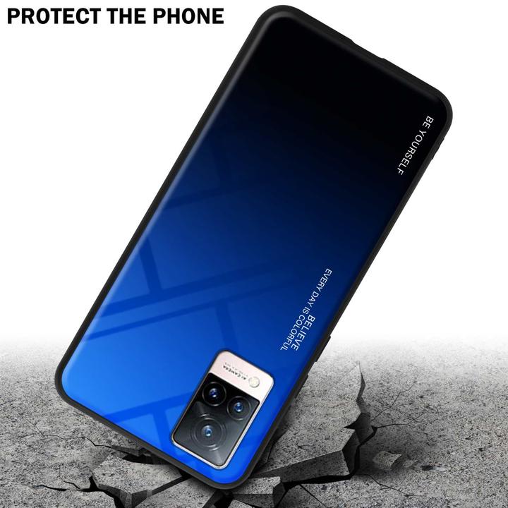 Produktbild Cadorabo TPU 2 Farben Glas Hülle (Vivo V21)