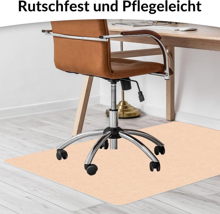 Actual product image Anro Selbsthaftende Bodenschutzmatte für Bürostuhl (90 x 120 cm)