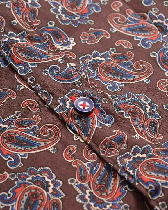 Immagine prodotto Lambretta Camicia Paisley Manica Lunga Uomo (M)