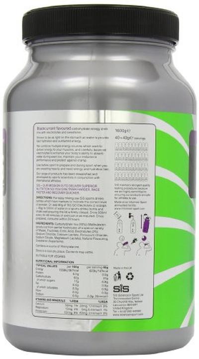 Nährwerte und Zutaten SIS GO Electrolyte Drink (1 Stück, Pulver, 1600 g)
