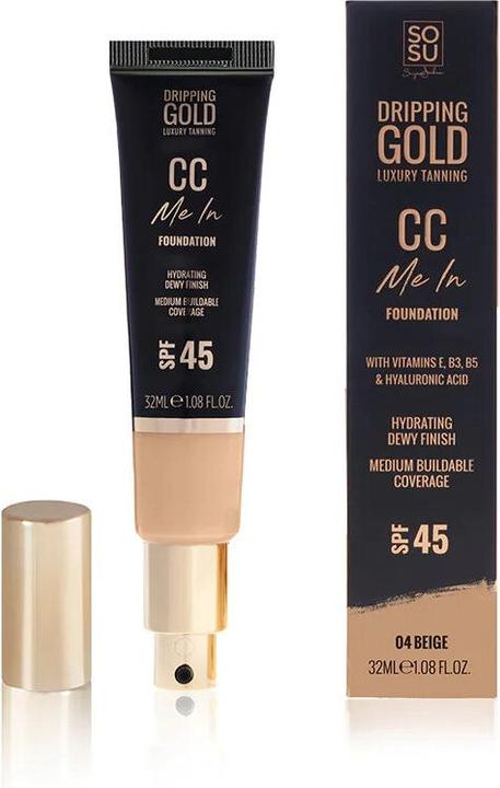 Sosu Cosmetics - Liquid foundation CC Me In (Foundation) 32 ml - Shade: 04 (04)