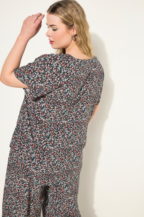 Image du produit Studio Untold Blouse oversized avec imprimé floral et encolure en V (50, 52)