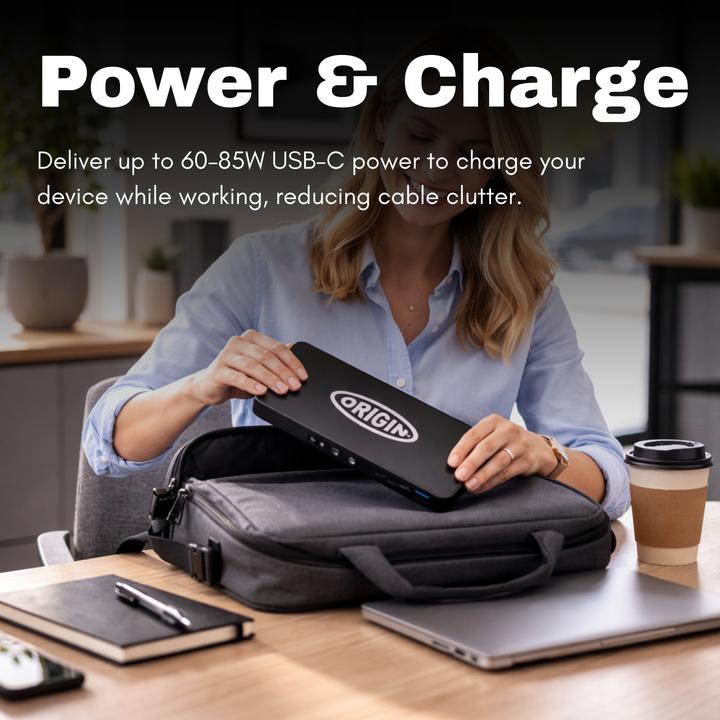 Actual product image Origin Storage Origin USB Type-C Docking Station (USB-A, USB-C, 1 portion)