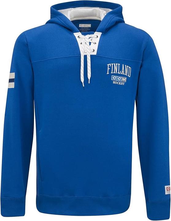 Image du produit CCM FHO22AFI AD FLAG HOODIE TEAM FINLAND Bleu classique M (4057800) (M)