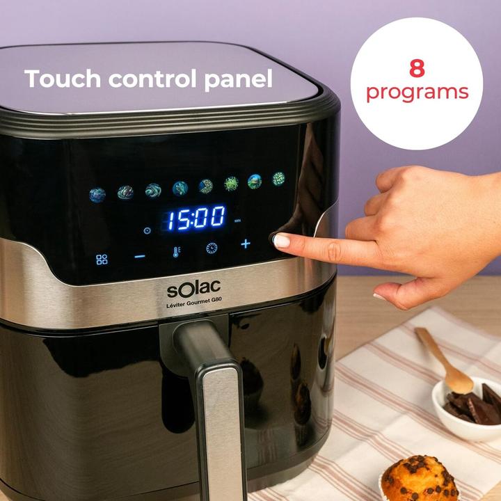 Produktbild Solac Leviter Gourmet G80 Heissluftfritteuse