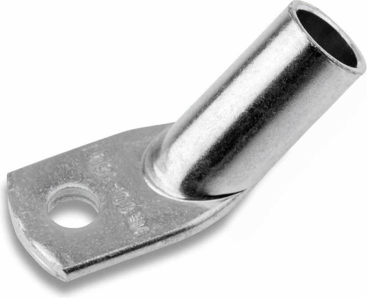 Actual product image Cimco Angled tubular cable lugs Cu, standard version 45° angled 10 qmm M 8