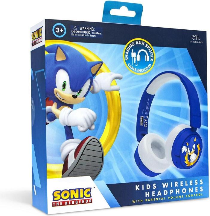 Image du produit OTL Casque Bluetooth avec contrôle parental - Sonic The Hedgehog (SH0985)