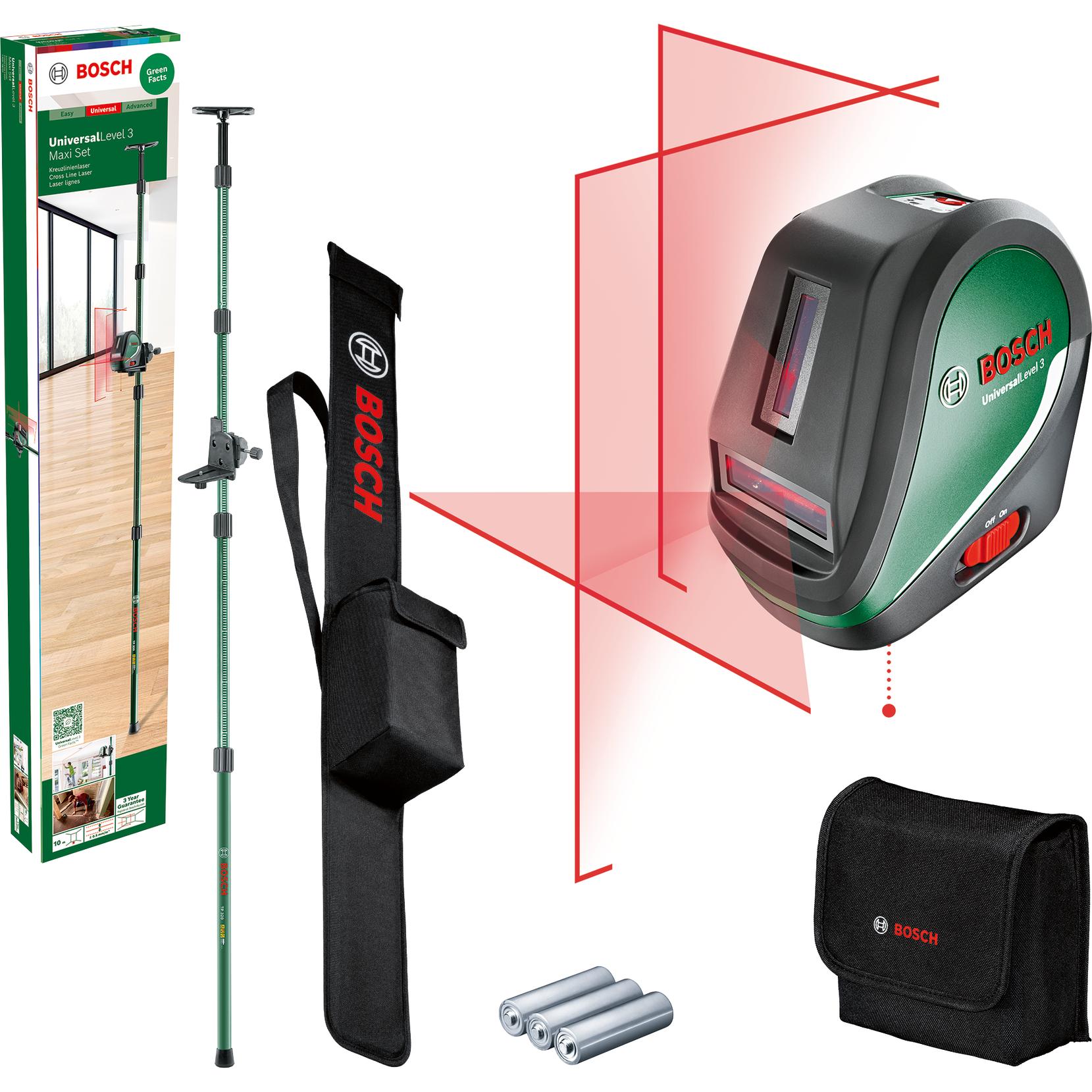 Bosch Home & Garden, Linienlaser, UniversalLevel 3 + TP 320