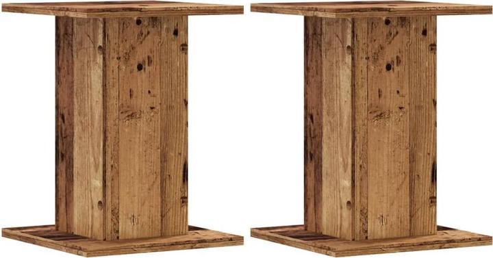 Actual product image vidaXL Speaker stand 2 pcs. -Optics 30 x 30 x 40 cm (1 pcs., Stand, Not movable)