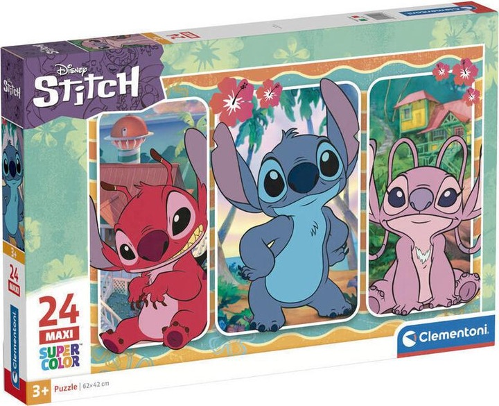 Image du produit Clementoni Stitch - Maxi 24 pezzi (24 pièces)