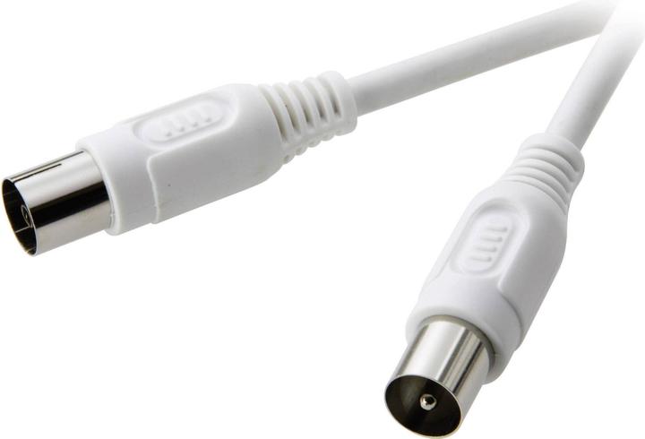 SpeaKa Professional Antennen Anschlusskabel (1x Antennenstecker 75? (75 dB, Antennenkabel)