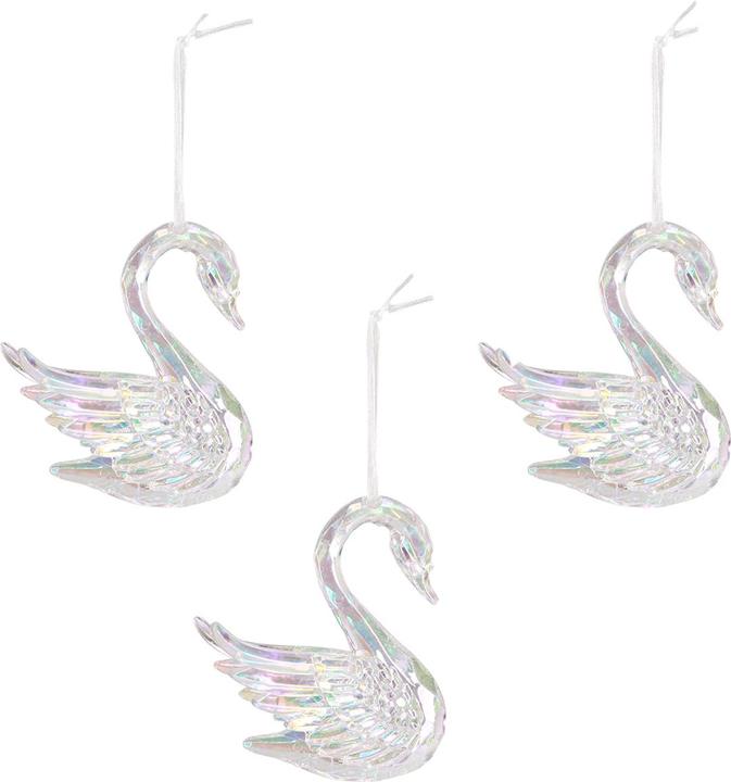 Image du produit Viana Schwan Deko Weihnachtsfiguren 3er Set Anhänger (3 x)