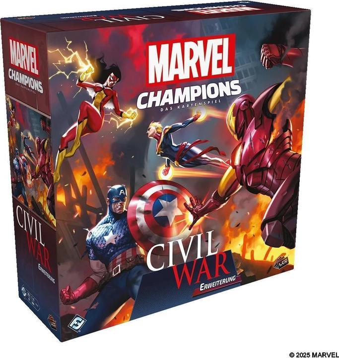 FFG Marvel Champions Das Kartenspiel - Civil War (German, 1 - 4 Players)