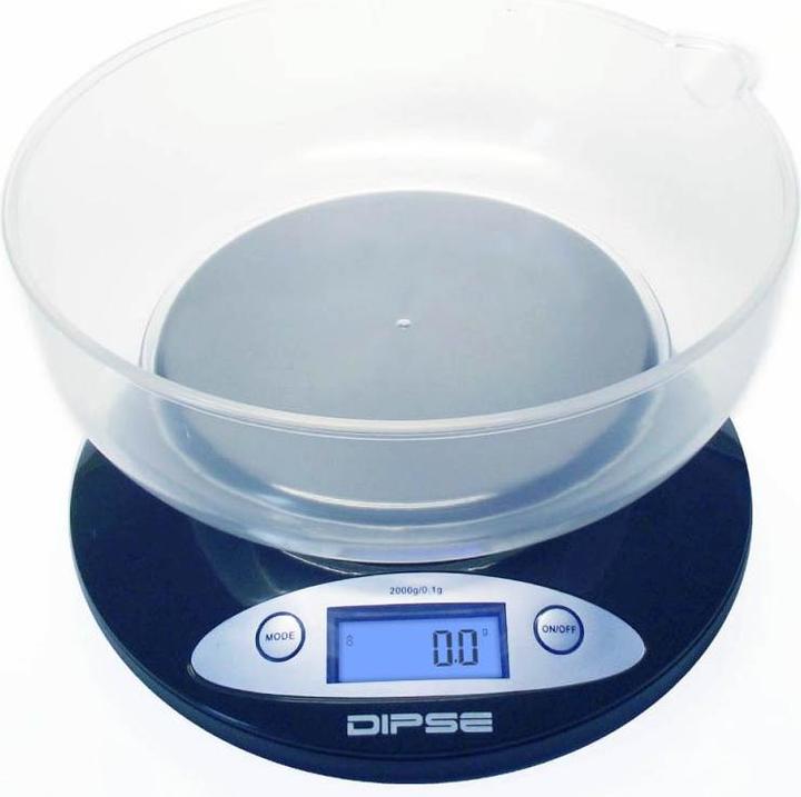 Produktbild Dipse KW-2000 digitale Küchenwaage (2000g/0.1g)