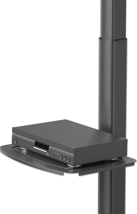 Actual product image Manhattan Multimedia TV-Ständer auf Rollen, werkzeuglos höhenverstellbar, für 37" bis 86" (86", 70 kg)