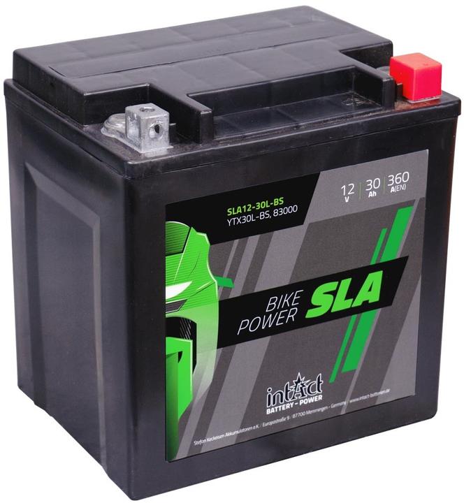 Image du produit Intact SLA12-30L-BS Bike-Power SLA 30Ah batterie de moto (DIN 83000) (12 V, 30 Ah, 360 A)