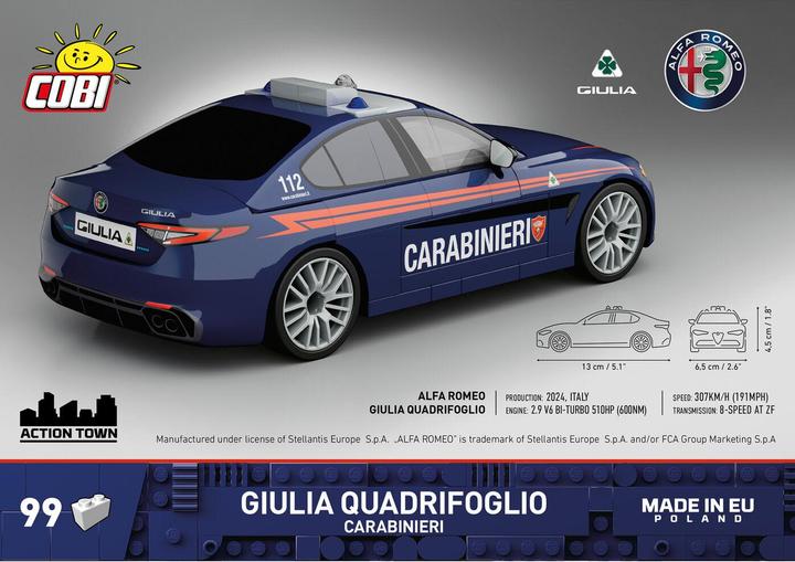 Actual product image Cobi Gulia Quadr. Carabinieri