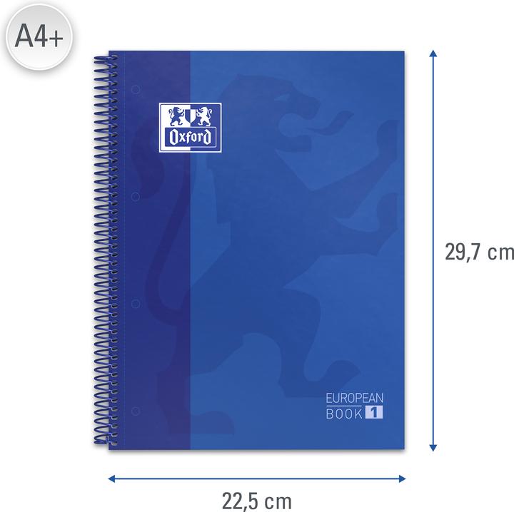 Produktbild Oxford European Book (A4+, Kariert, Harter Einband)