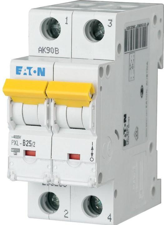 Actual product image Eaton MOE PXL-C25/2 Miniature circuit breaker 25A