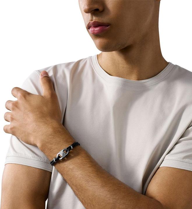 Productafbeelding Emporio Armani Armband (20.80 cm, Leer, Roestvrij staal)