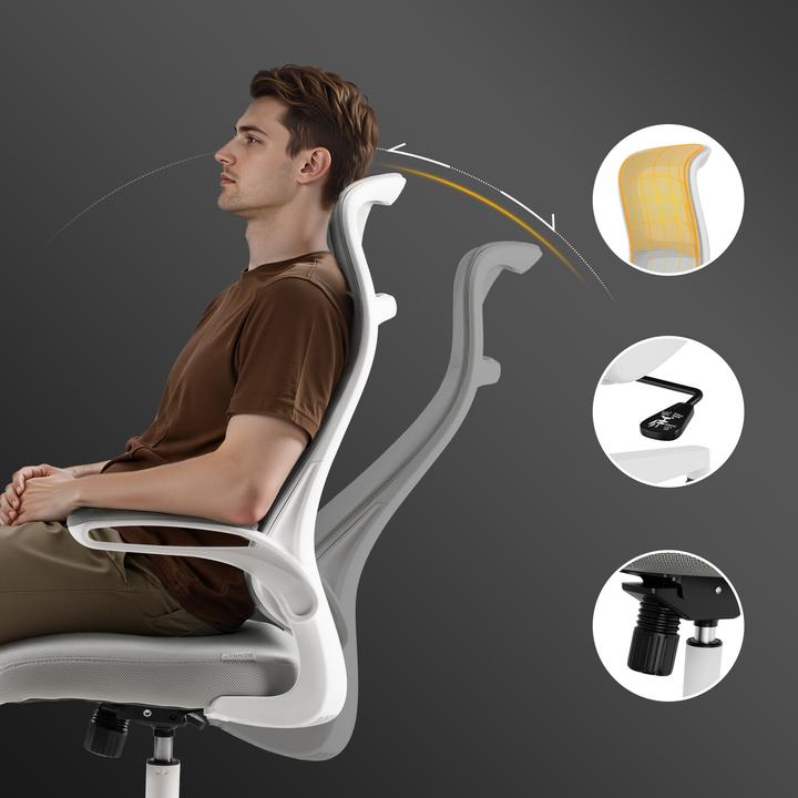 Immagine prodotto Sense Krzesło biurowe SENSE7 Revo Szare (47.50 - 57 cm)