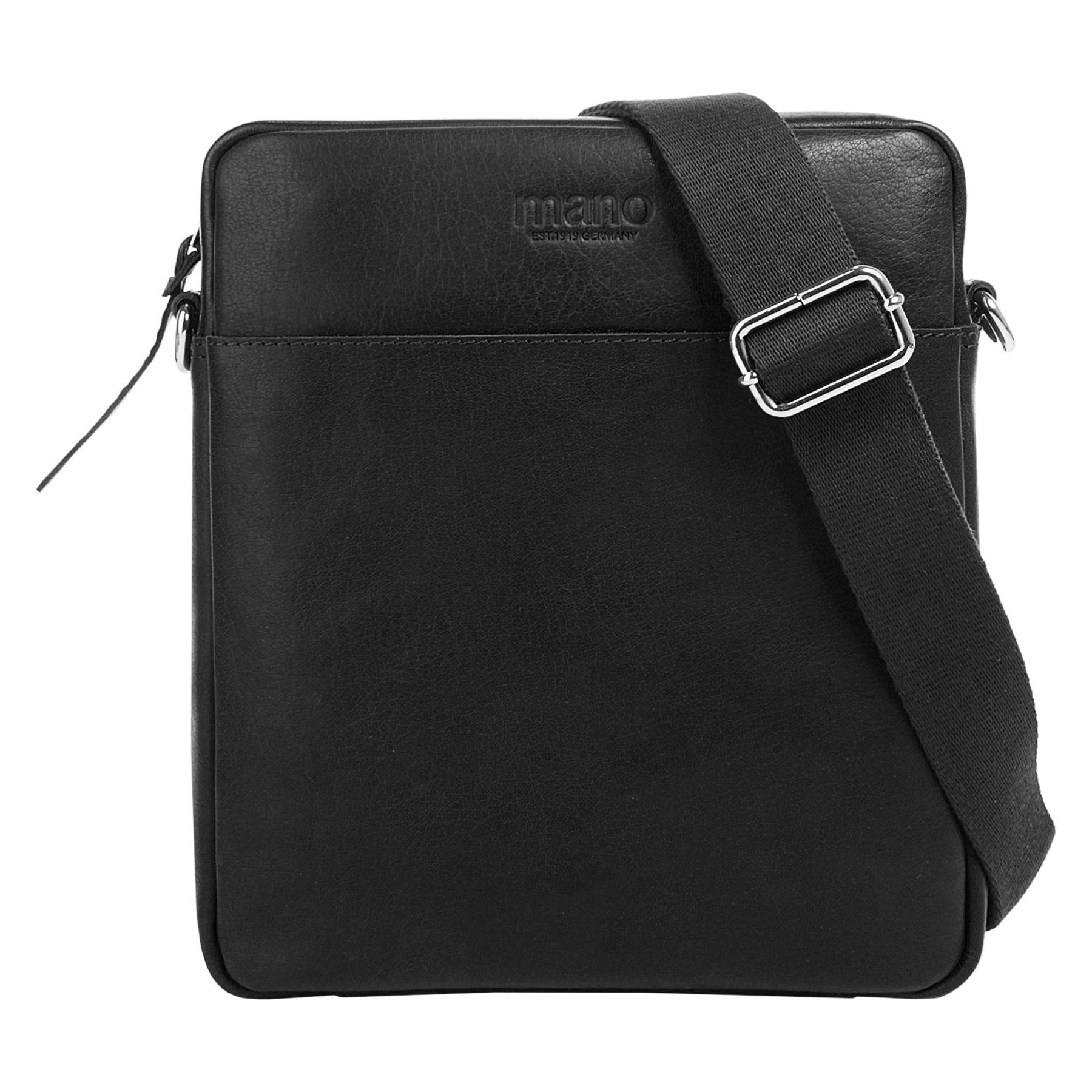Mano, Herren, Handtasche, Umhängetasche Don Paolo, Schwarz