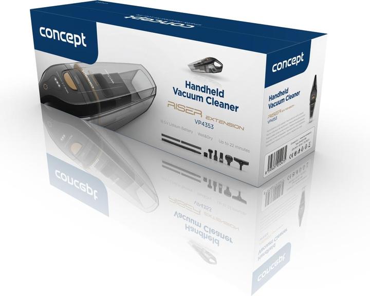 Actual product image Concept VP4353 handheld vacuum Black Bagless