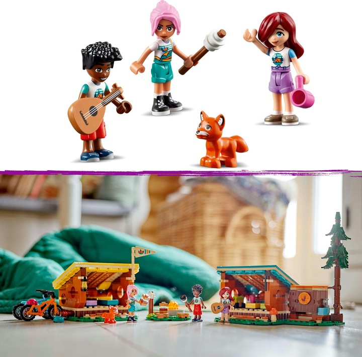 Produktbild LEGO Gemütliche Hütten im Abenteuercamp (42624, LEGO Friends)