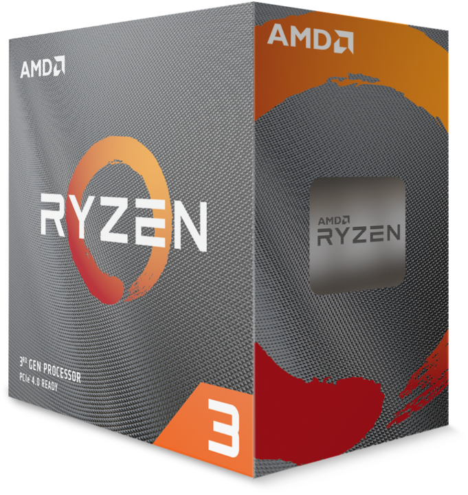 Actual product image AMD Ryzen 3 3300X (AM4, 3.80 GHz, 4 -Core)