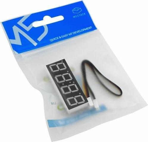 Produktbild M5Stack Clock Unit 7-Segment Display Rot