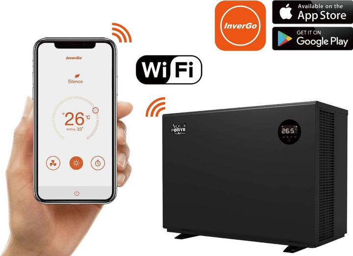 Immagine prodotto Aqua Forte AQUAFORTE Mr. Silence Full Inverter Wärmepumpen - MS130 13,0 kW, 35-65m3