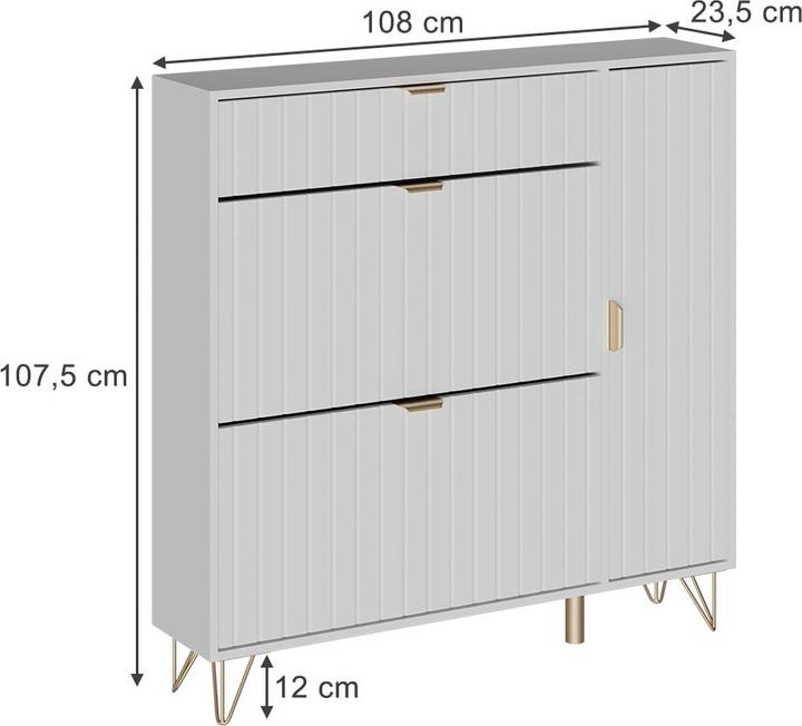 Produktbild Vicco Helge (108 x 23.50 x 107.50 cm)
