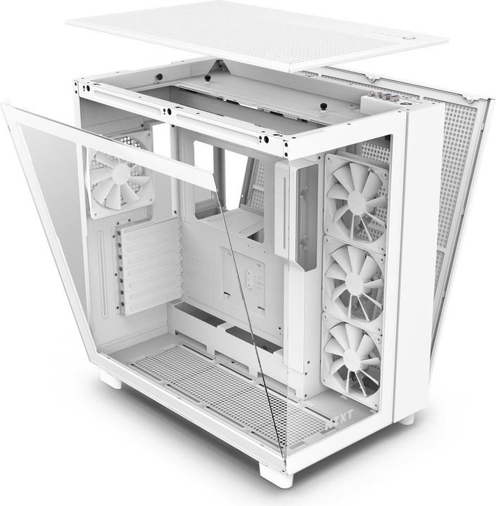 Actual product image NZXT H9 All white (mATX, Mini-ITX, ATX)