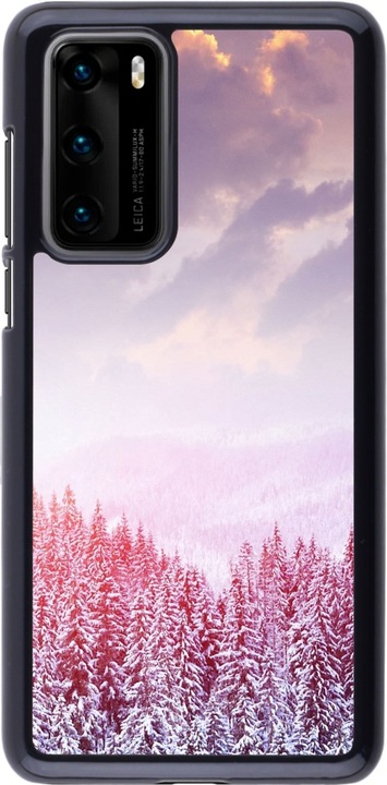 Immagine prodotto PhoneLook Copertina Inverno 22 Foresta Rosa (Huawei P40)