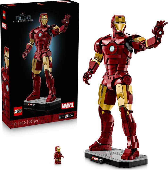 Actual product image LEGO Super Heroes Iron Man Mark 3 Collector's Edition (76344, LEGO Marvel)