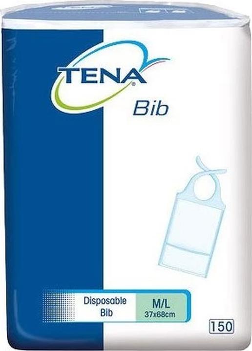 Produktbild Tena Bib Schutzserviette M/L 37 x 68 cm (150 x, M, L)