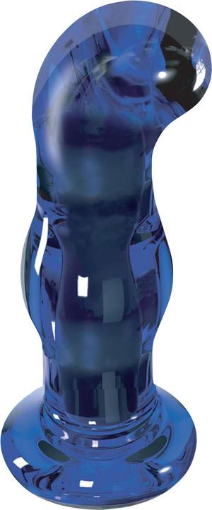 Actual product image ToyJoy Buttocks The Shiny Glass Butt Plug