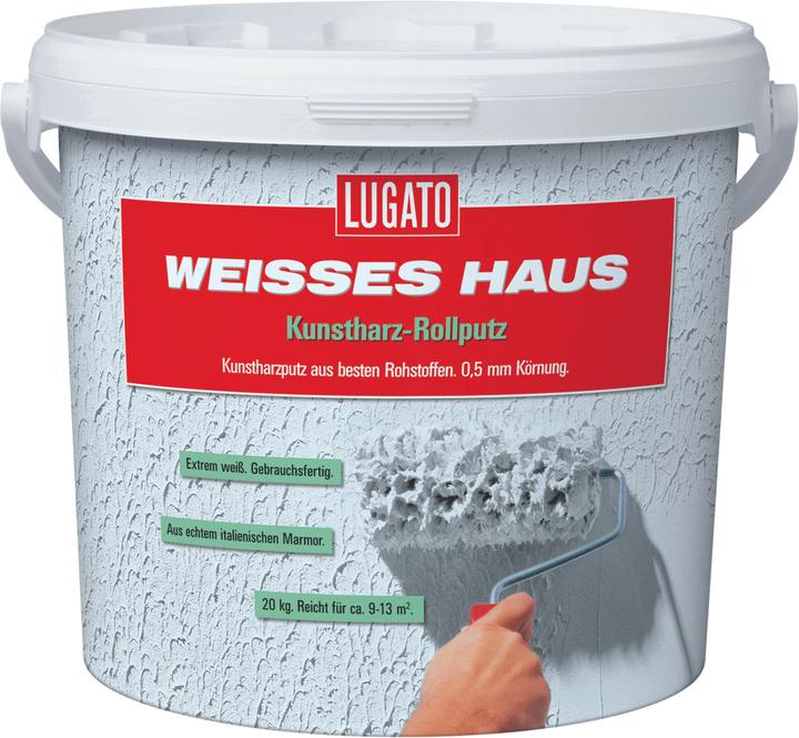 Lugato Weisses Haus Rollputz