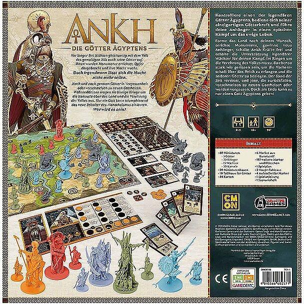 Productafbeelding Asmodée CMND0149 - Ankh - Bordspel, 2-5 spelers, leeftijd 12+ (NL editie) (Duits)