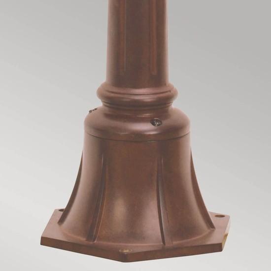 Produktbild Elstead Lighting Chicago Aussen-Stehleuchte E27 115cm Rostige Bronze Patina IP44 (E27, IP44)