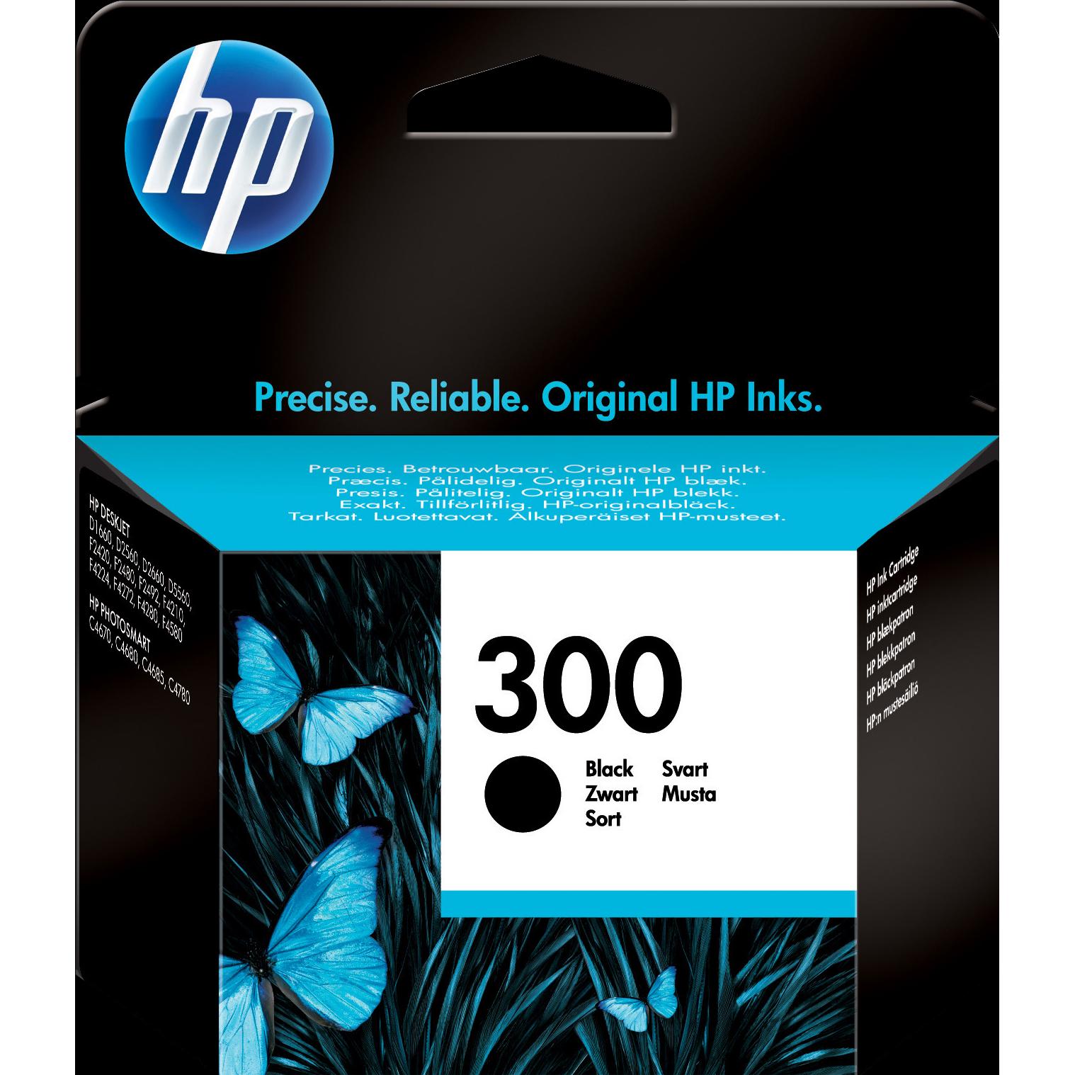 Thumbnail - HP, Druckerpatrone, 300 - 4 ml - Schwarz - Original - Blisterverpackung (BK)