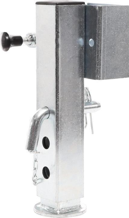 Actual product image XPOtool 2x Pivot Support Foot 350mm up to 1300kg Made of Steel for Trailers with Fixation Material