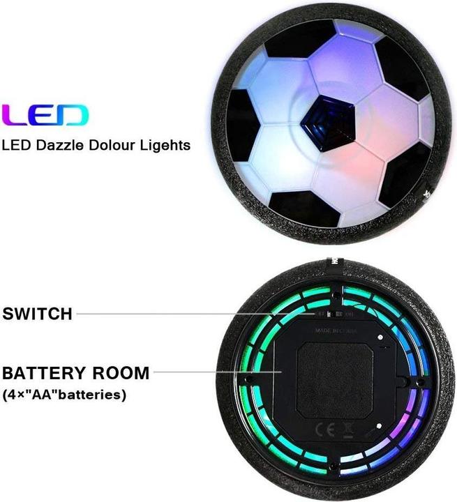 Actual product image I Am Creative Air Power Fussball, Schwebender Luftkissen Indoor Fussball