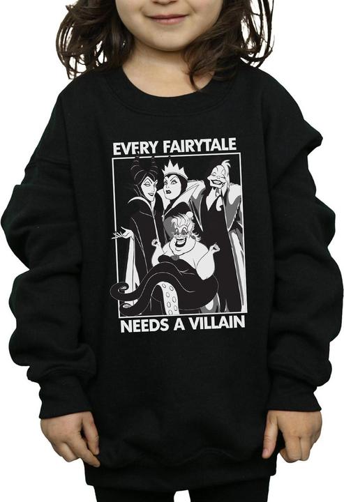 Immagine prodotto Disney Felpa in cotone da ragazza Villains (128)